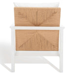Safavieh Couture Emmalee Cord Back Accent Chair - White / Natural