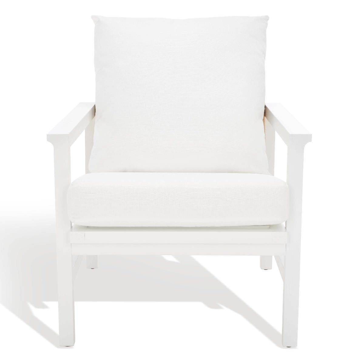 Safavieh Couture Emmalee Cord Back Accent Chair - White / Natural