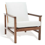 Safavieh Couture Emmalee Cord Back Accent Chair - Walnut / Natural