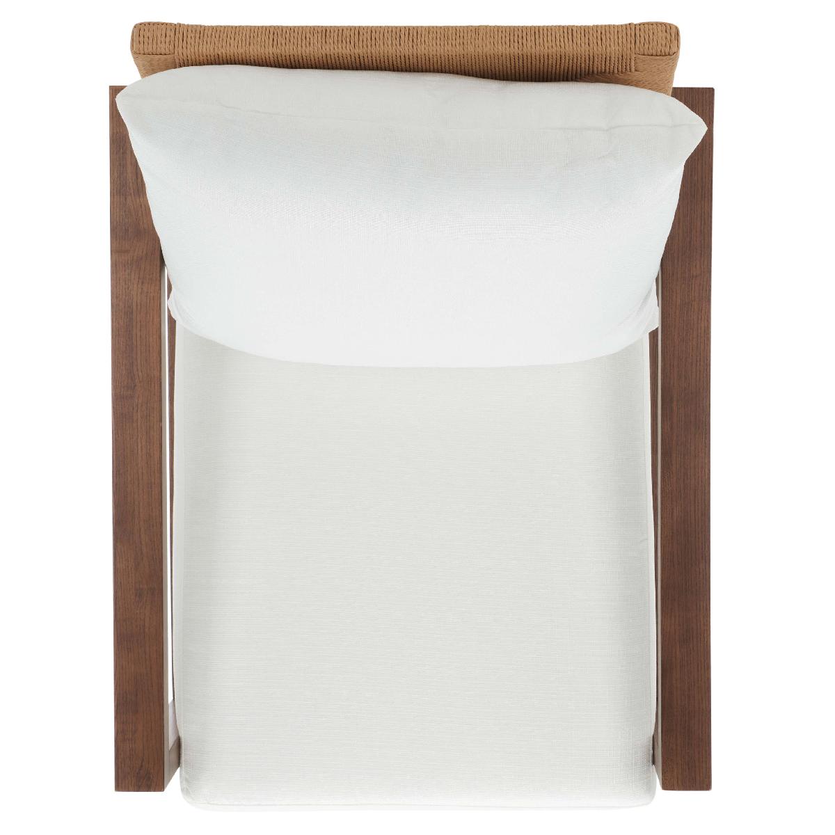 Safavieh Couture Emmalee Cord Back Accent Chair - Walnut / Natural
