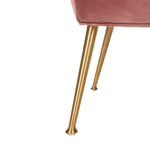 Safavieh Couture Aimee Velvet Arm Chair - Dusty Rose