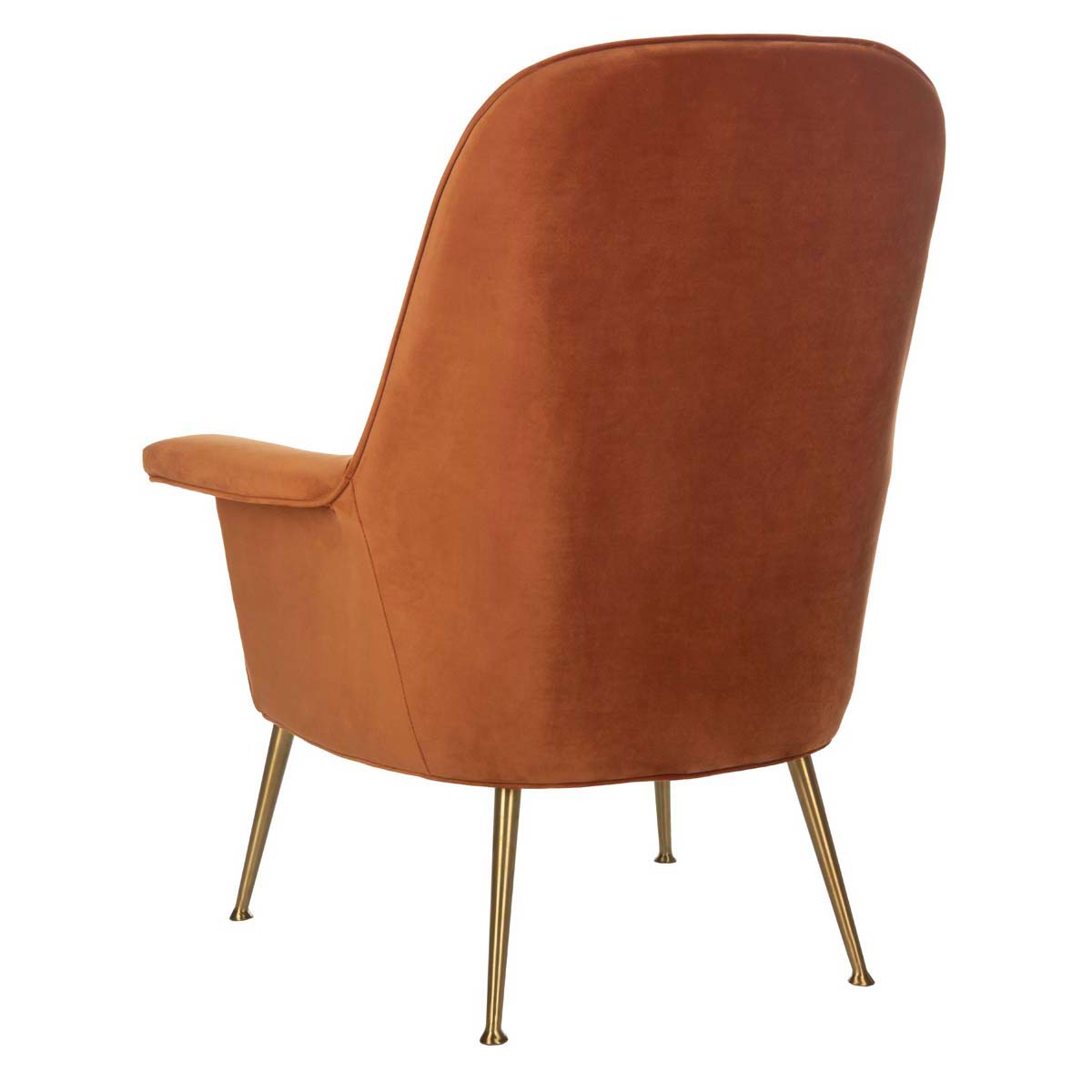 Safavieh Couture Aimee Velvet Arm Chair - Sienna