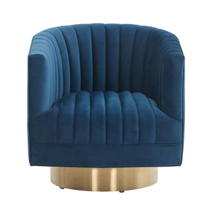 Safavieh Couture Josephine Swivel Barrel Chair, SFV4726