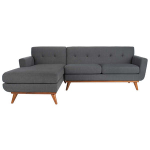 Safavieh Couture Opal Linen Tufted Sectional Sofa, SFV4730