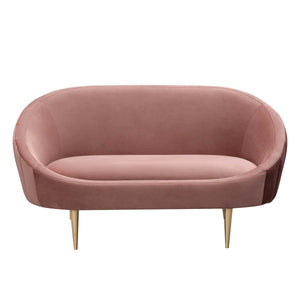 Safavieh Couture Razia Channel Tufted Tub Loveseat, SFV4746