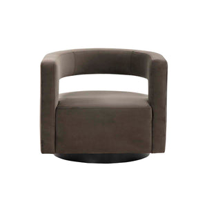 Safavieh Couture Edgar Velvet Swivel Chair, SFV4764
