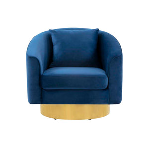 Safavieh Couture Joaquin Swivel Barrel Chair, SFV4765
