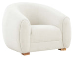 Safavieh Couture Emiliana Boucle Accent Chair - Ivory