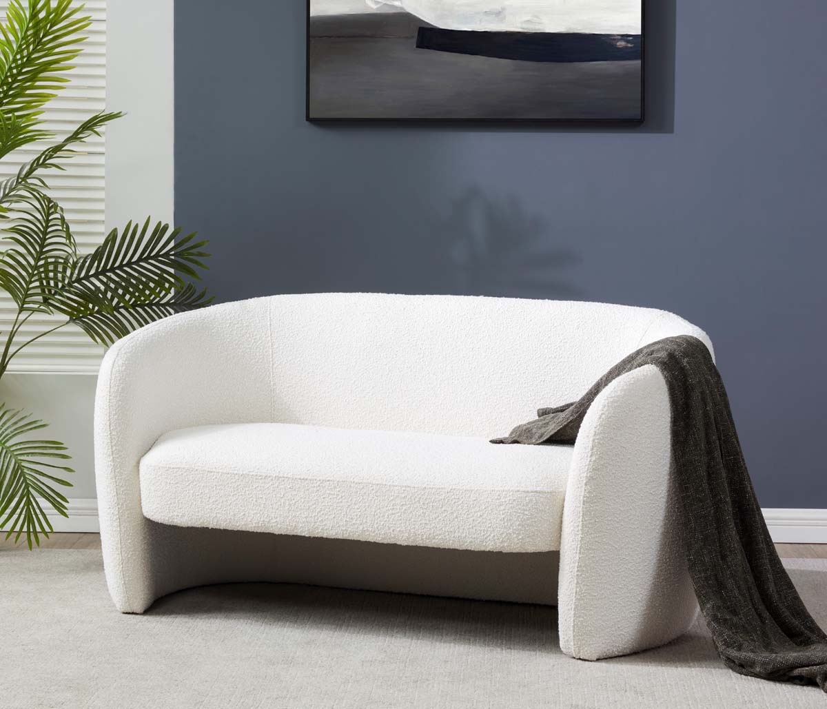 Safavieh Couture Zhao Curved Loveseat
