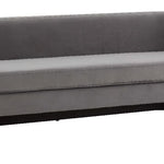 Safavieh Couture Rosabeth Curved Sofa - Slate Grey
