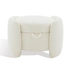 Safavieh Couture Danianna Boucle Ottoman, SFV4804