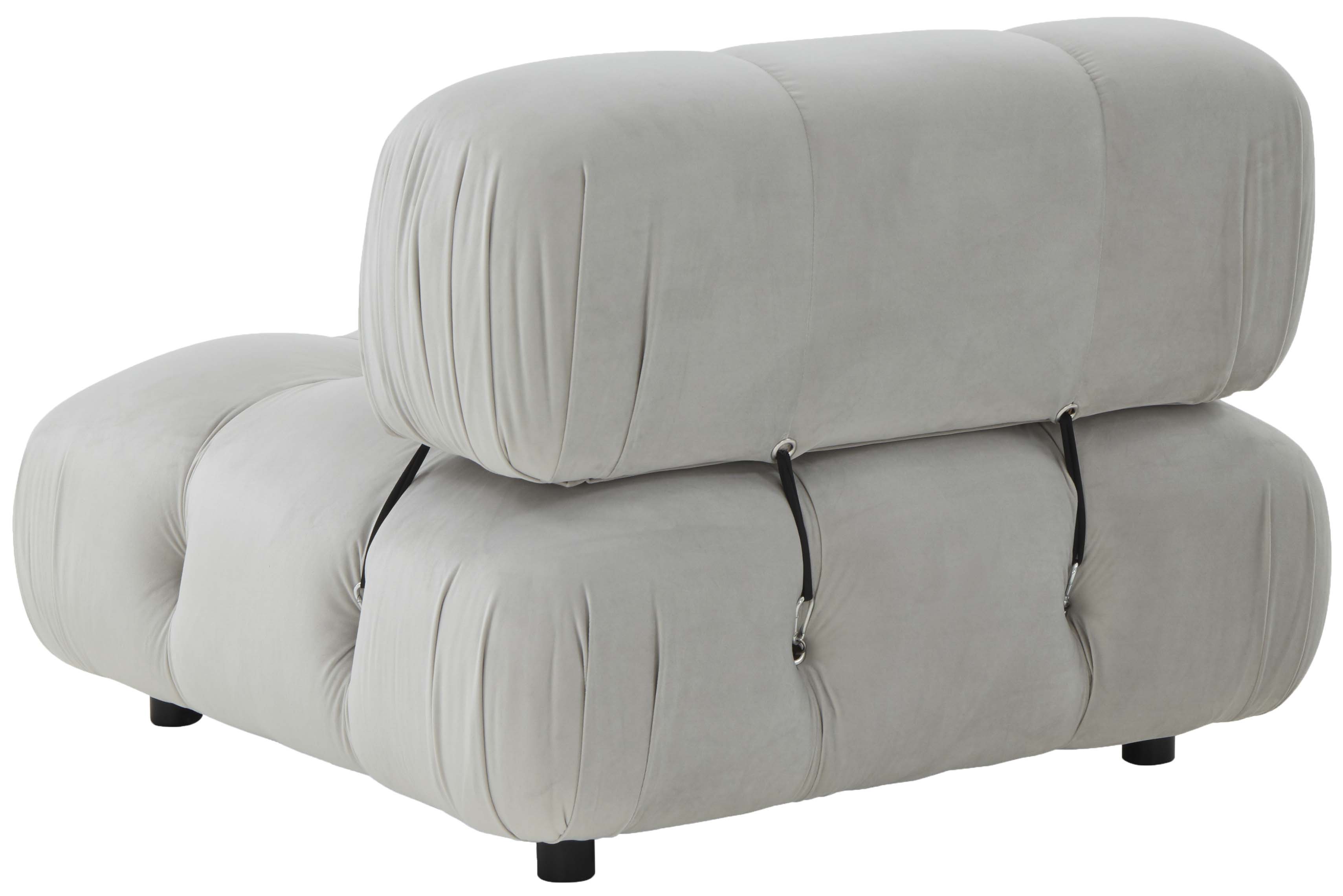 Safavieh Couture Ellamaria Tufted Accent Chair - Light Grey
