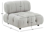 Safavieh Couture Ellamaria Tufted Accent Chair - Light Grey