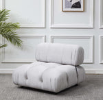 Safavieh Couture Ellamaria Tufted Accent Chair - Light Grey