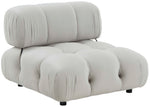 Safavieh Couture Ellamaria Tufted Accent Chair - Light Grey