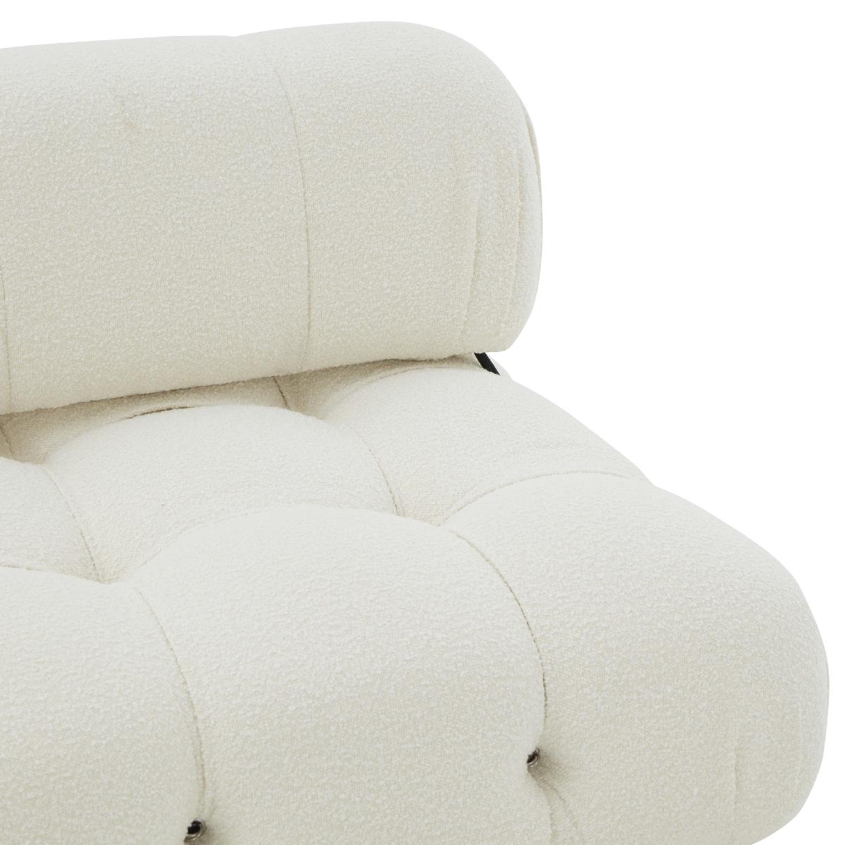Safavieh Couture Ellamaria Tufted Accent Chair - Ivory