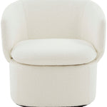 Safavieh Couture Phyllis Boucle Swivel Chair - Ivory