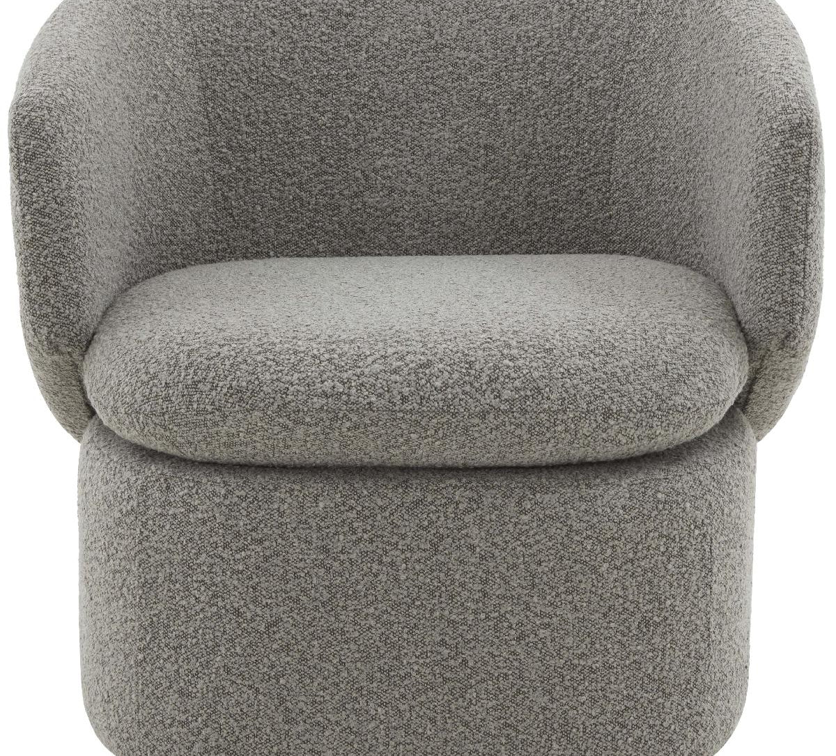 Safavieh Couture Phyllis Boucle Swivel Chair - Grey