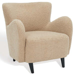 Safavieh Couture Rayanne Mosern Wingback Chair - Light Brown