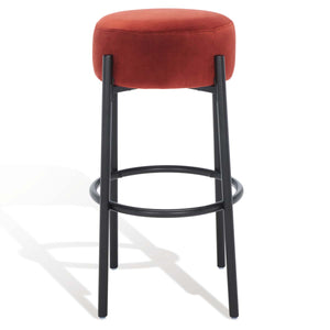 Safavieh Couture Paisleigh Metal Leg Barstool, SFV5031