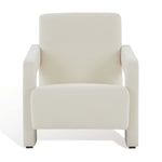 Safavieh Couture Taylor Modern Velvet Accent Chair - Ivory