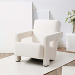 Safavieh Couture Taylor Modern Velvet Accent Chair - Ivory