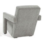 Safavieh Couture Taylor Modern Velvet Accent Chair - Grey