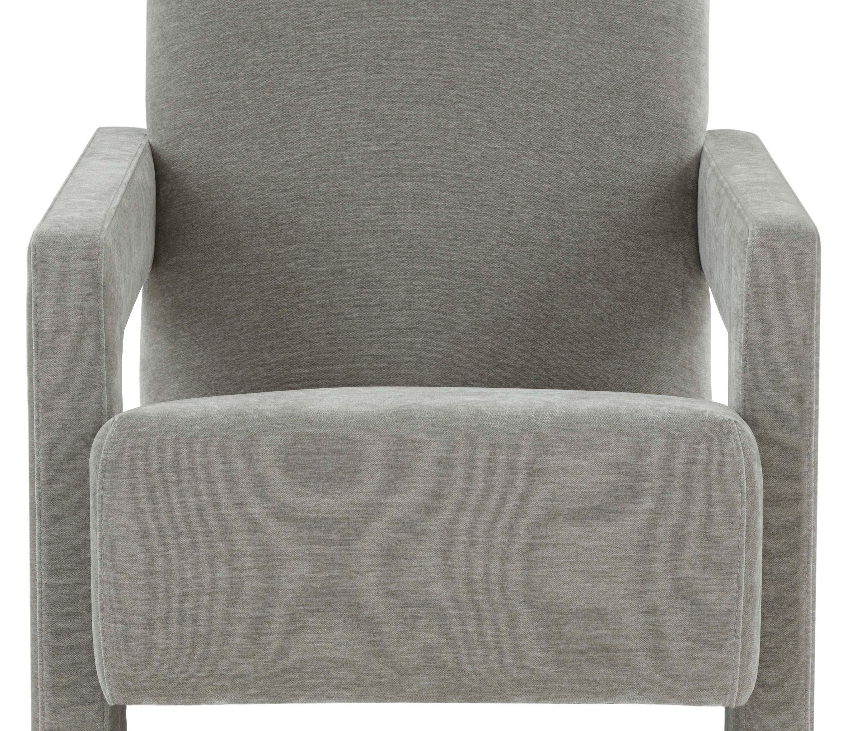 Safavieh Couture Taylor Modern Velvet Accent Chair - Grey