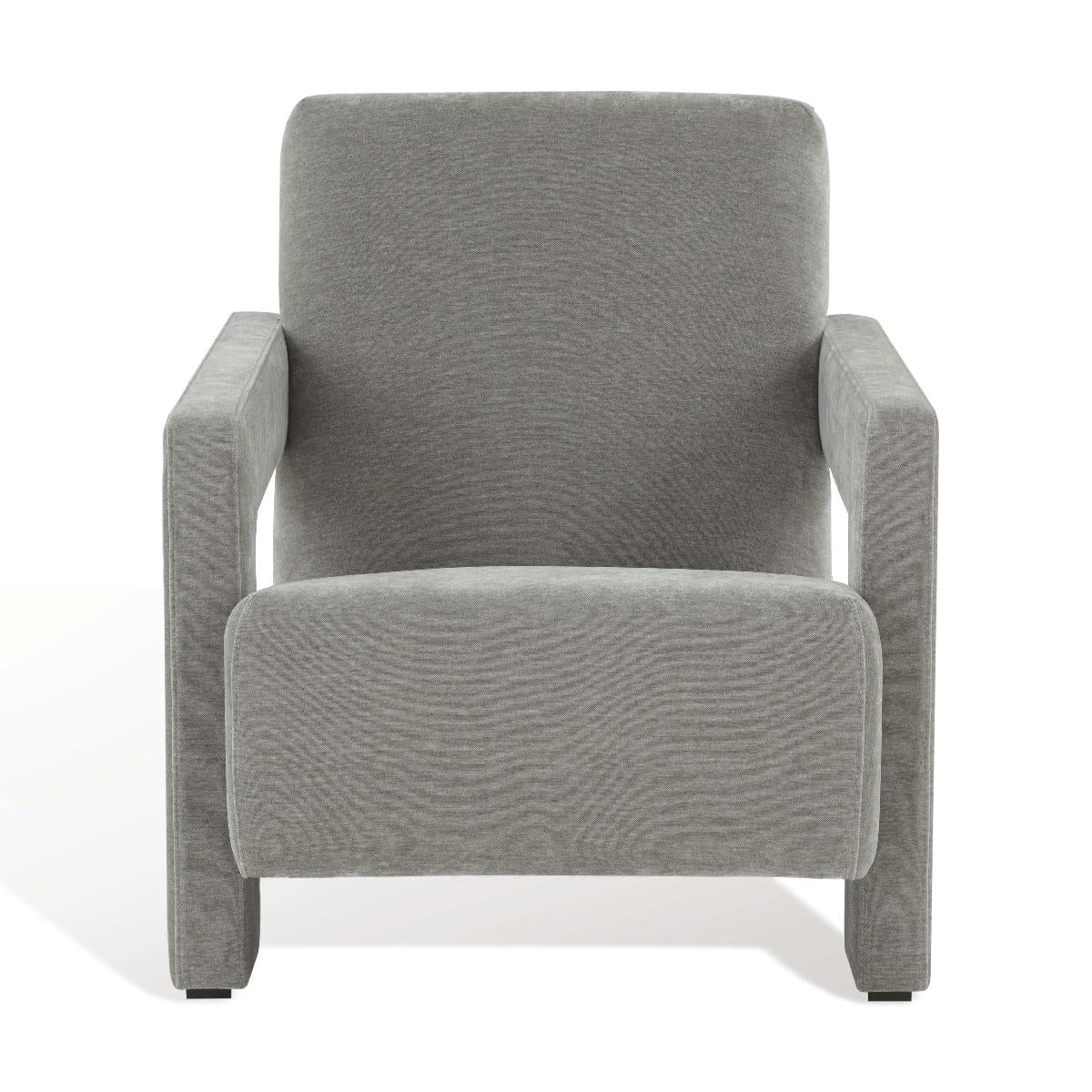 Safavieh Couture Taylor Modern Velvet Accent Chair - Grey