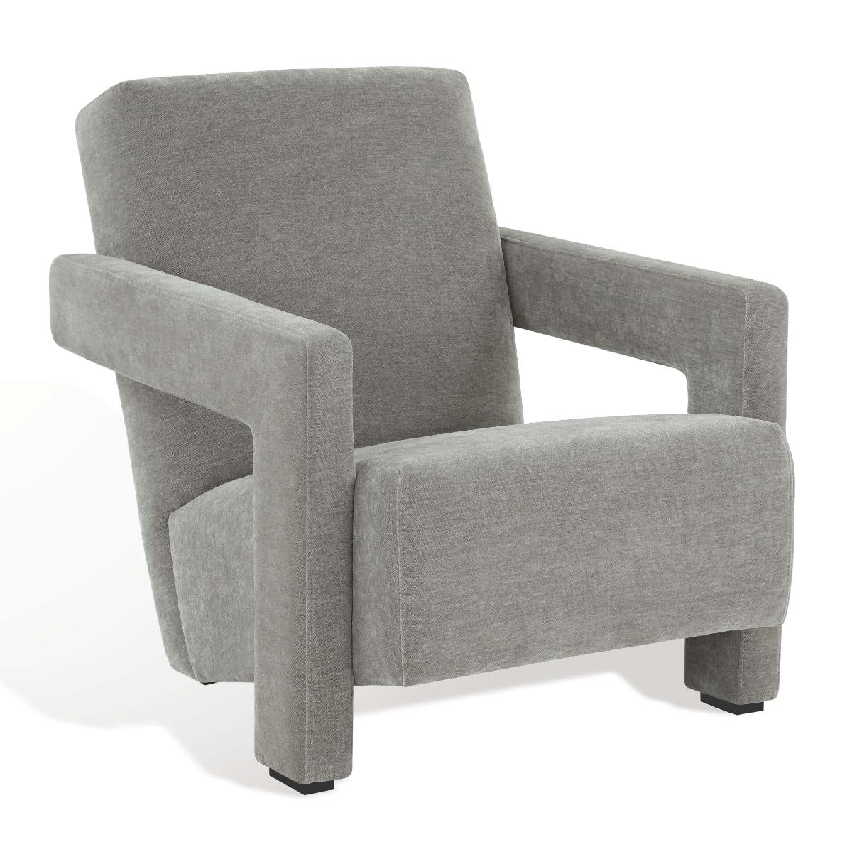 Safavieh Couture Taylor Modern Velvet Accent Chair - Grey