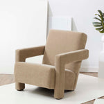 Safavieh Couture Taylor Modern Velvet Accent Chair - Light Brown