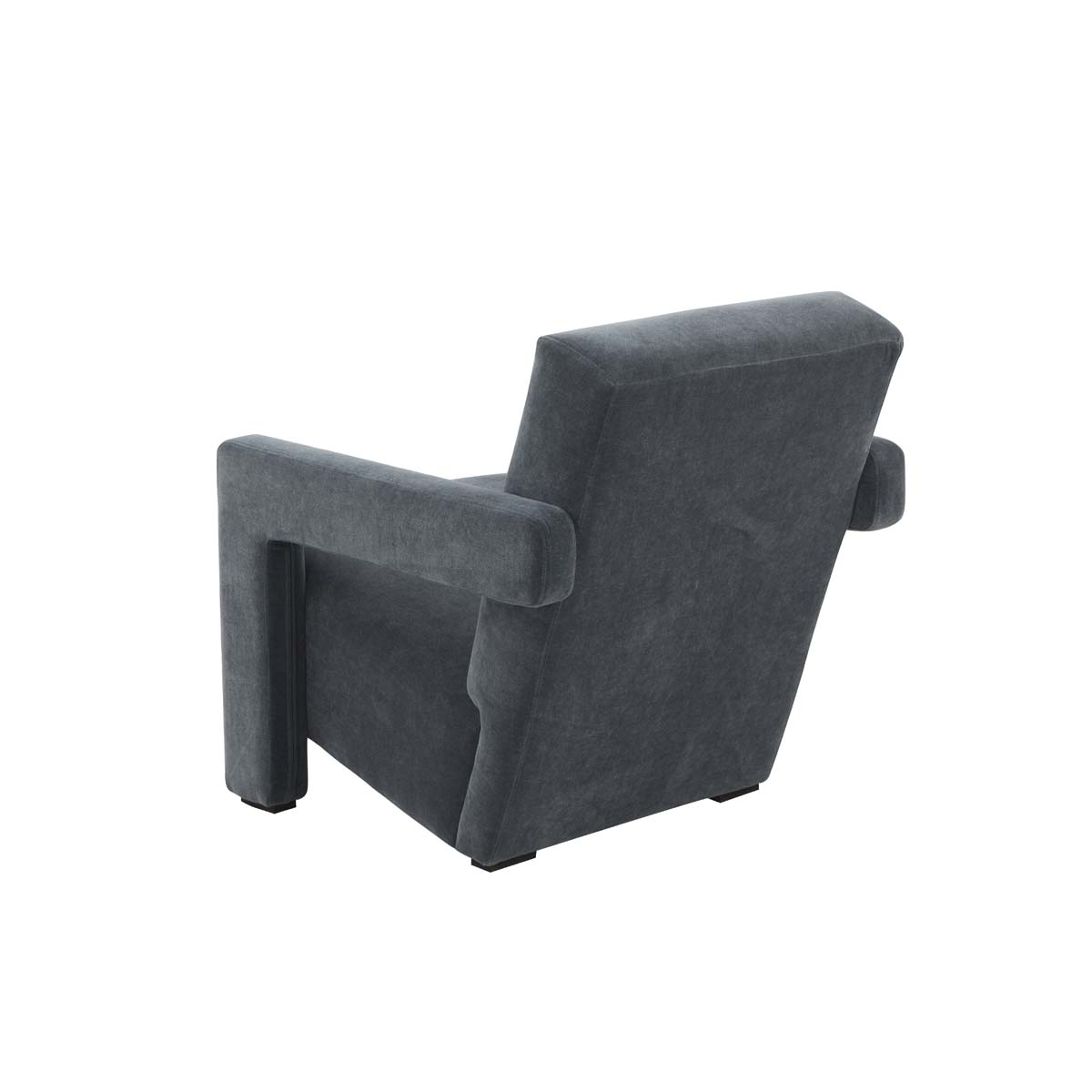 Safavieh Couture Taylor Modern Velvet Accent Chair - Navy