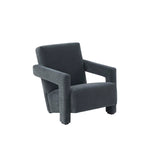 Safavieh Couture Taylor Modern Velvet Accent Chair - Navy