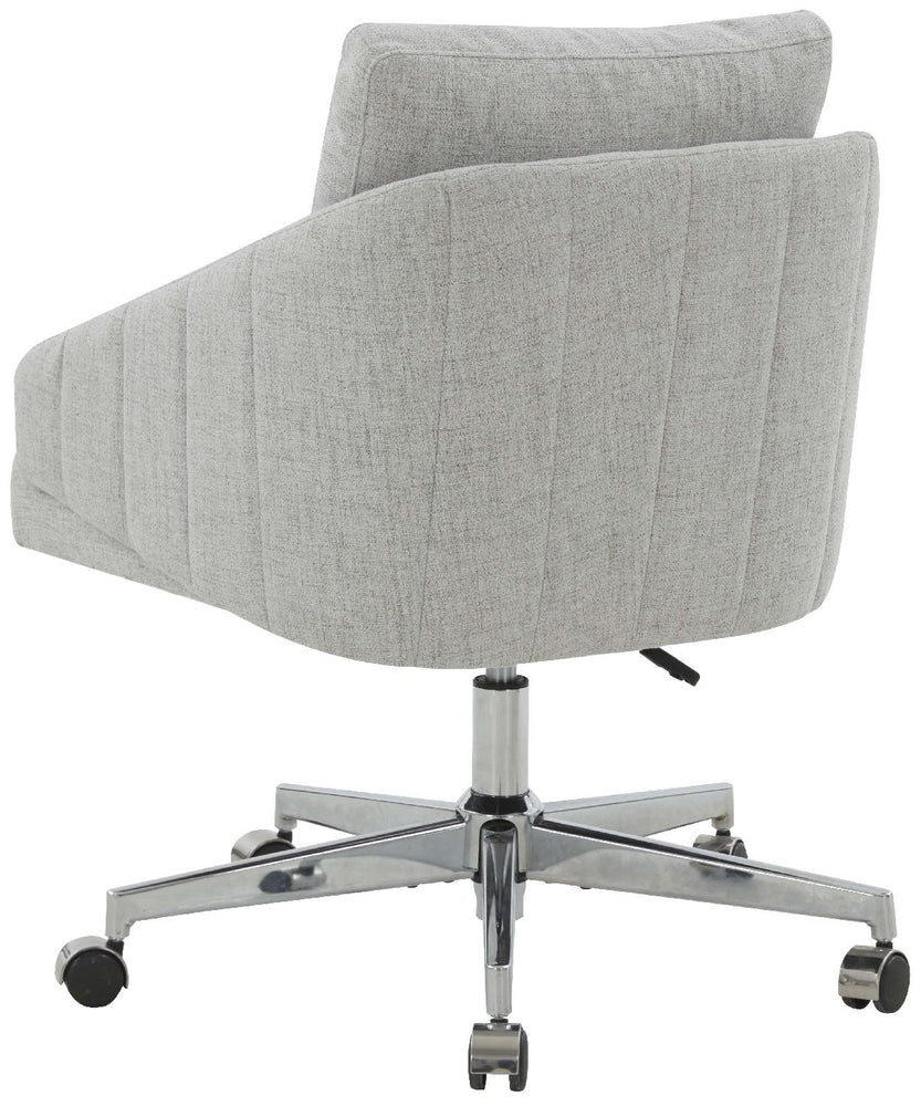 Safavieh Couture Blayke Adjustable Desk Chair - Light Grey / Silver