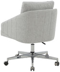 Safavieh Couture Blayke Adjustable Desk Chair - Light Grey / Silver