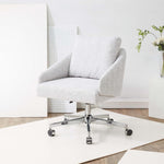 Safavieh Couture Blayke Adjustable Desk Chair - Light Grey / Silver