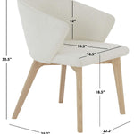 Safavieh Couture Wynonna Linen Dining Chair