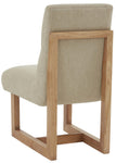 Safavieh Couture Fayette Wood Frame Dining Chair - Beige / Light Brown