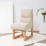 Safavieh Couture Fayette Wood Frame Dining Chair - Beige / Light Brown