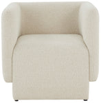 Safavieh Couture Nene Boucle Barrel Back Chair - Cream