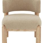 Safavieh Couture Rosabryna Faux Shearling Accent Chair - Light Brown / Natural
