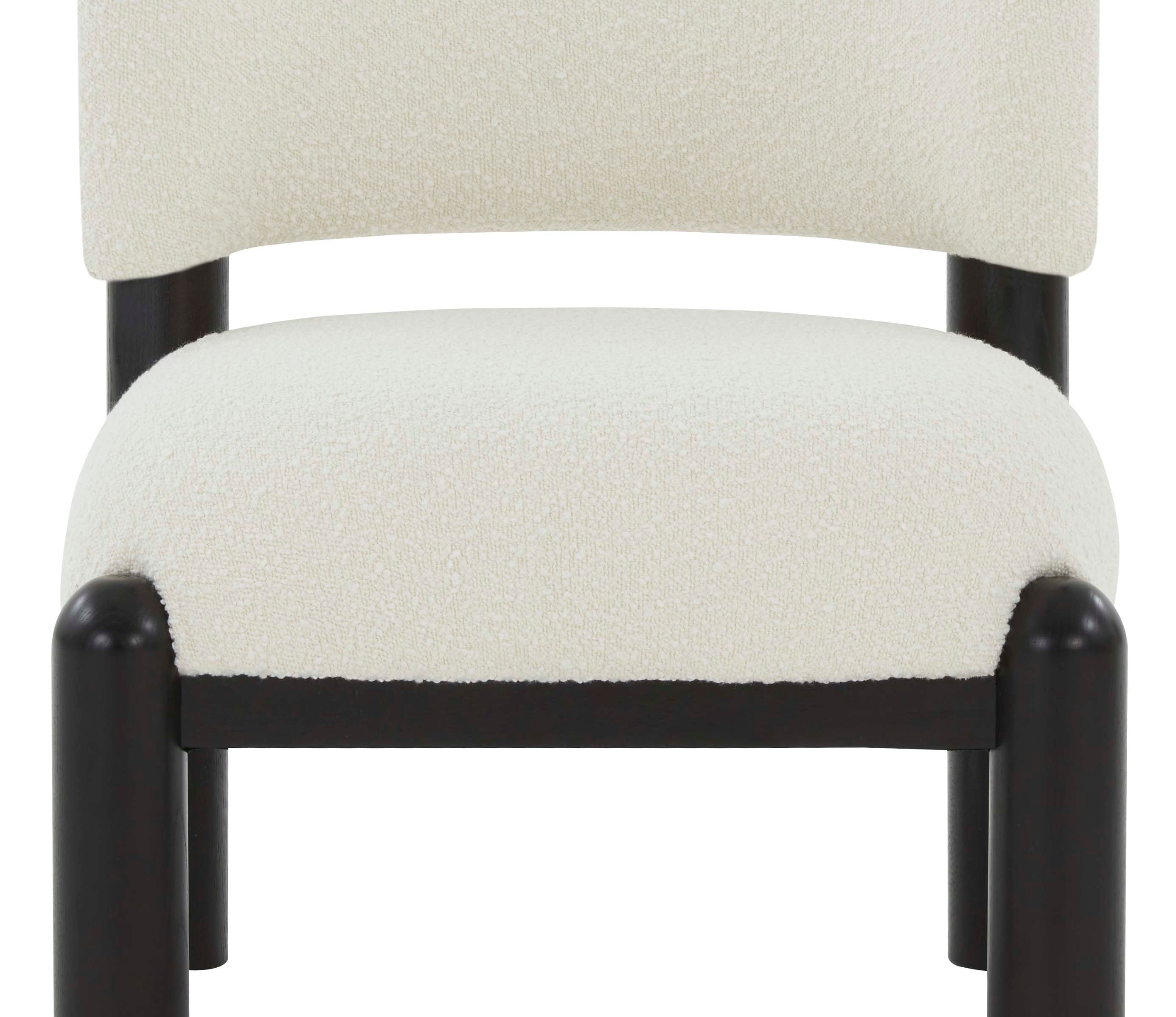 Safavieh Couture Rosabryna Faux Shearling Accent Chair - Ivory / Black
