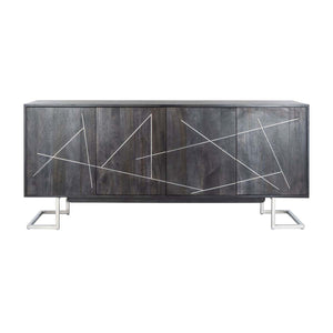 Safavieh Couture Penn Geometric 4 Door Sideboard, SFV5535