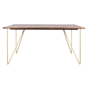 Safavieh Couture Captain Hairpin Legs Wood Dining Table, SFV5700