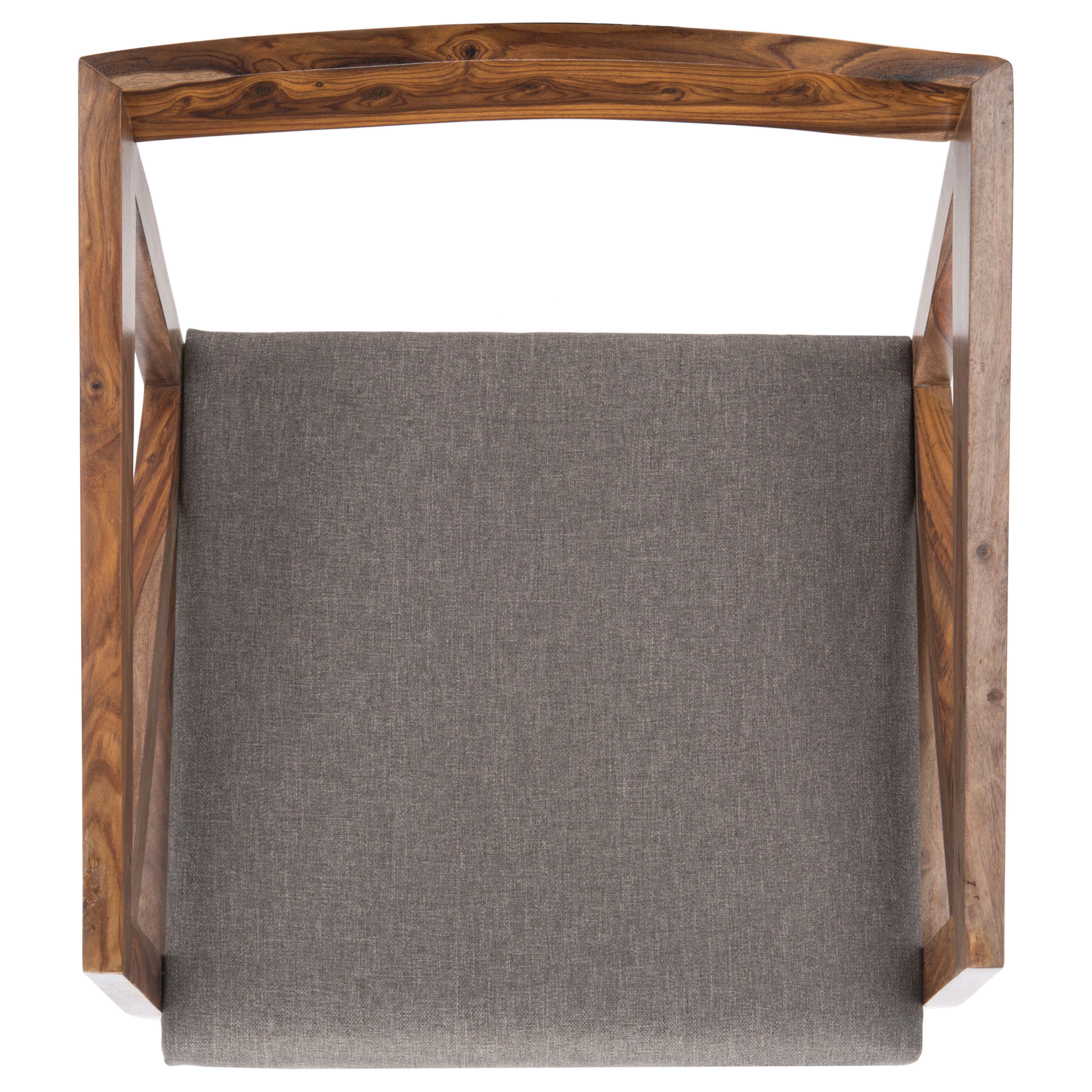 Safavieh Couture Khloe Wood Dining Chair - Natural / Grey