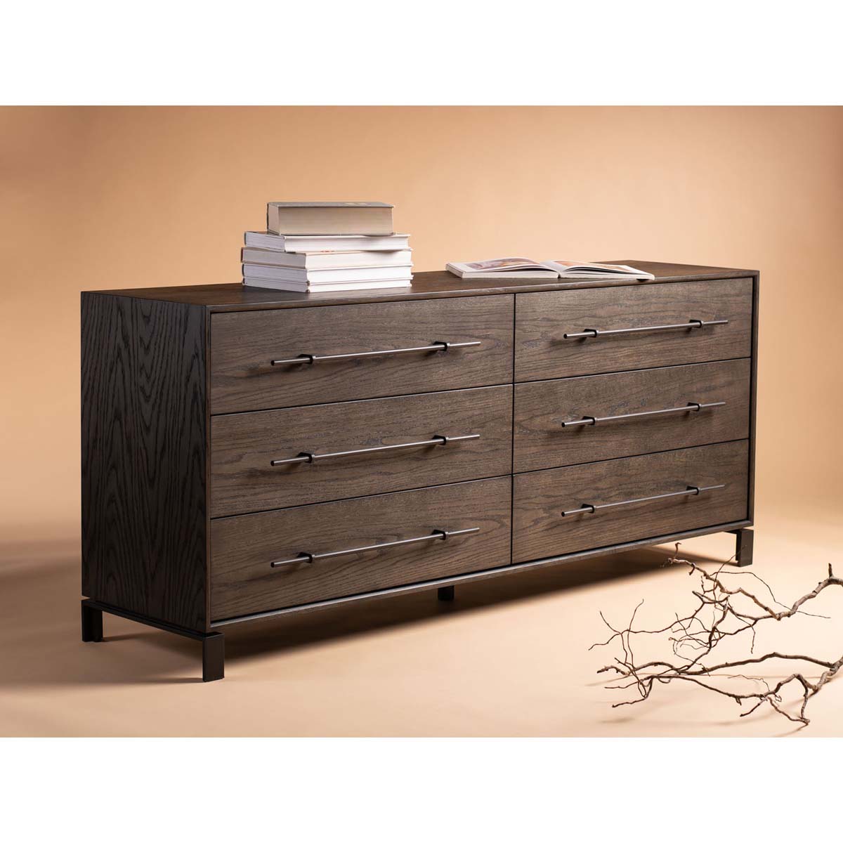 Safavieh Couture Simmons 6 Drawer Wood Dresser