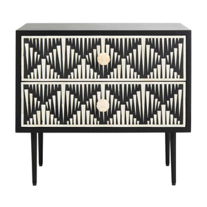Safavieh Couture Tessie Bone Inlay Nightstand, SFV6609