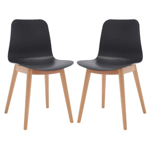Safavieh Couture Haddie Molded Plastic Dining Chair(Set of 2), SFV6902