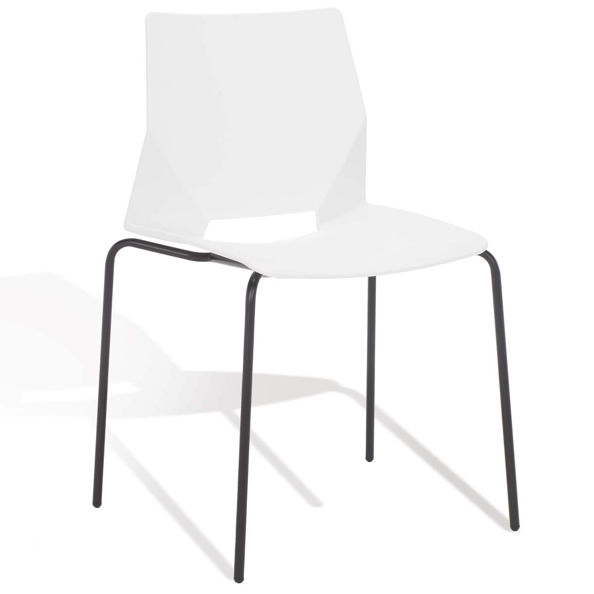 Safavieh Couture Nellie Dining Chairs (Set of 2) - White / Black