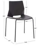 Safavieh Couture Nellie Dining Chairs (Set of 2) - Black
